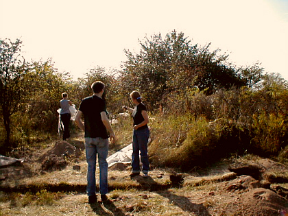 packing up for the evening