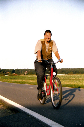 I riding a bike for once