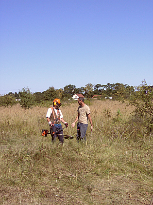 Augusto and I looking around