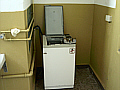 one of the blessings of the school, a washing machine