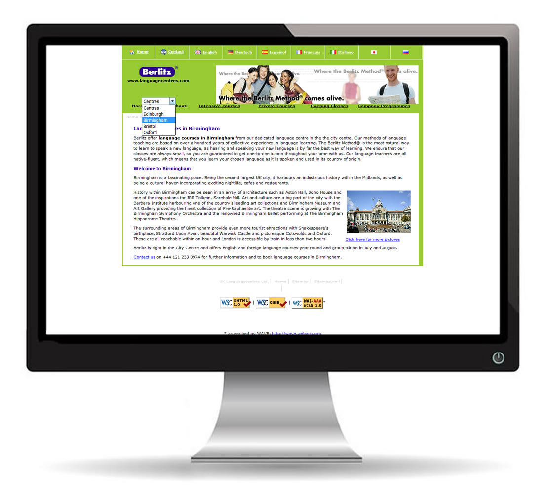Berlitz birmingham page